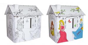  Cardboard Children Play House, DIY painting & Easy assembled, Fashion design Manufactures