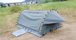  4WD Swag 1 Person Canvas Tent Fire Prevention Fabric Material For Outdoor Entertainment Manufactures