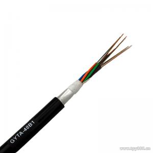  Outdoor 4 Core Fiber Optic Cable Armored Stranded Gyts 4a Fiber Optics Cables Manufactures