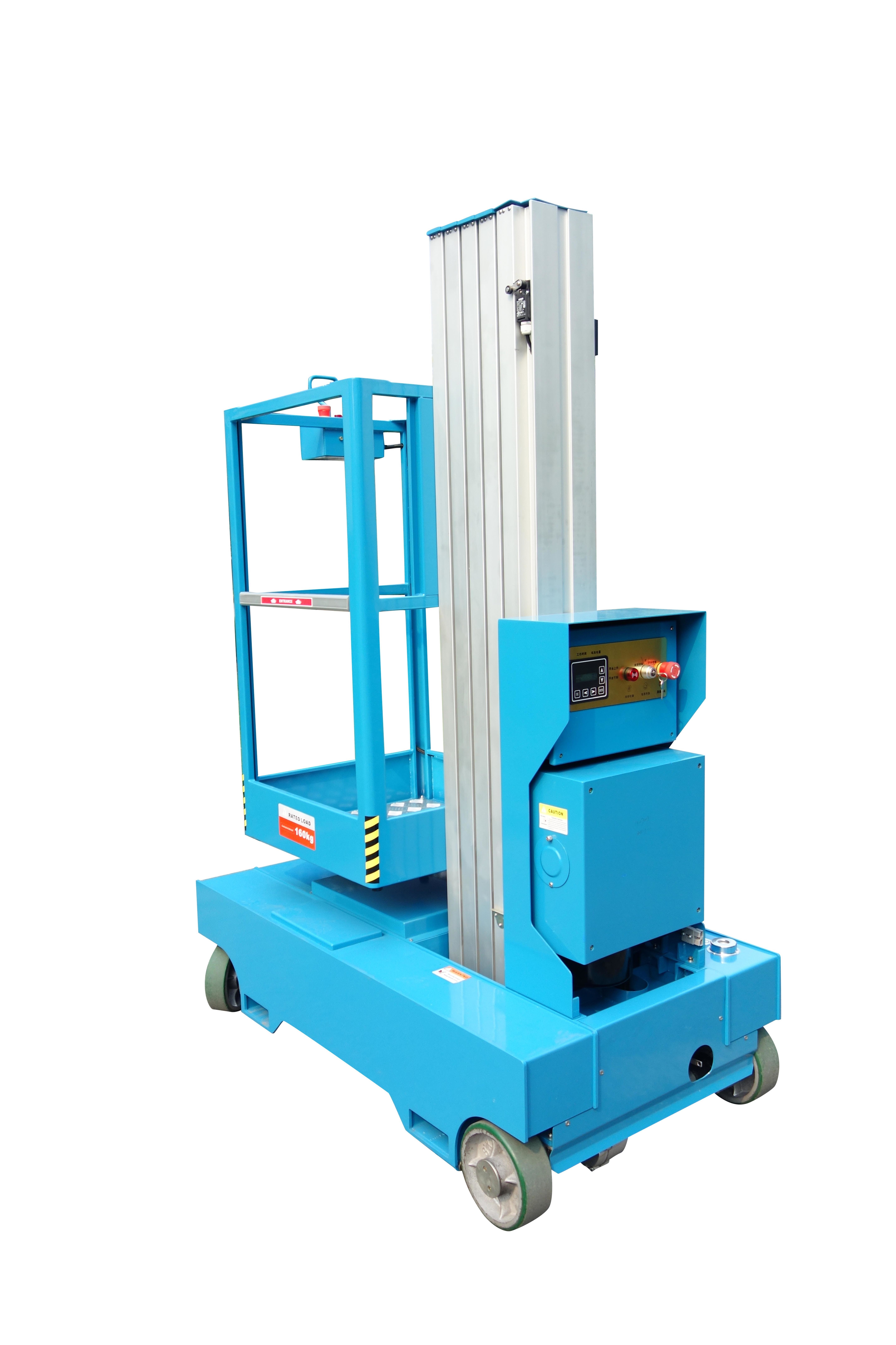  Single Mast Self Propelled Work Platform , Mobile Elevated Platform For Indoor Maintenance Manufactures