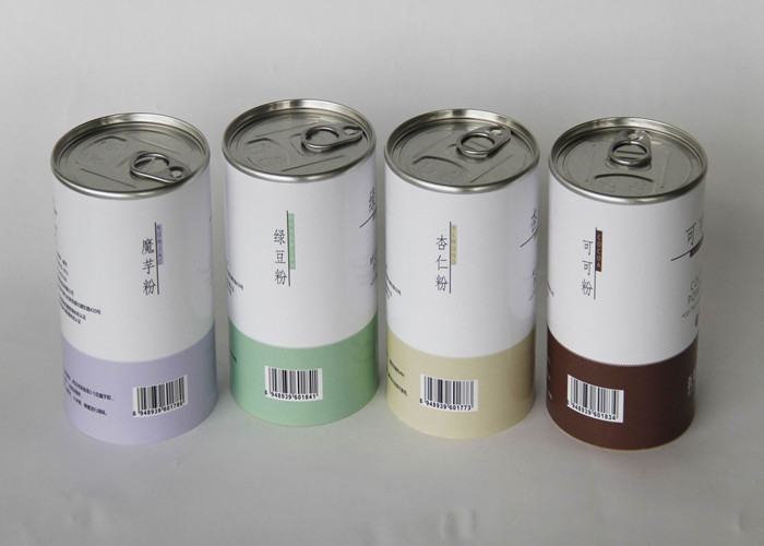  Pantone Paper Tube Packaging For Instant Drink Powder Aluminum EOE Manufactures