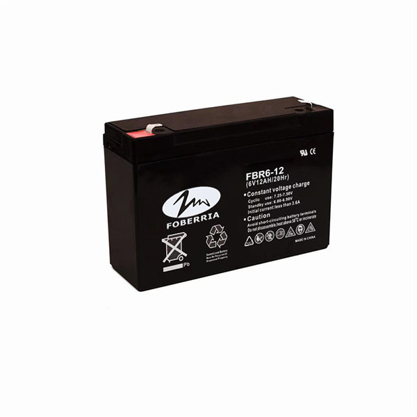  6v12ah  rechargeable sealed lead acid battery UPS Lead Acid Battery 1.75kg Maintenance Free Manufactures