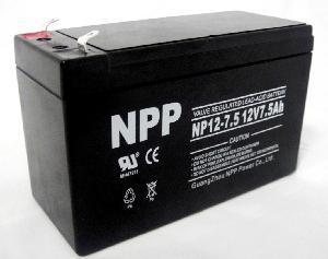  Sealed Regulated Lead Acid Battery 12v 7.5ah Manufactures