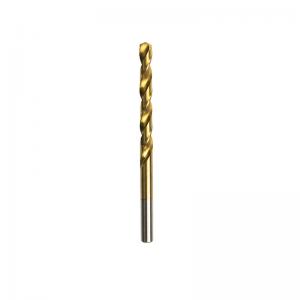  16mm Sharp Gold Metal Drilling Bit Tin Coated High Speed Steel Twist Manufactures