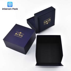  Intercon Pack Luxury Leather Jewellery Box Hot Stamping Process 4.02x4.02x2.2 Inch Manufactures