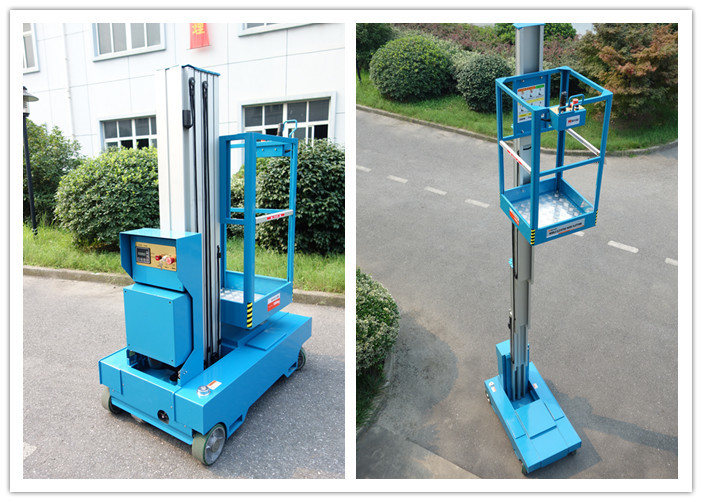  GTWZ5-1005 Vertical Self Propelled Aerial Work Platform For Warehouse Manufactures
