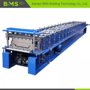  Klip Lok Roof Panel Roll Forming Machine 12-15m/min for Building Material Manufactures