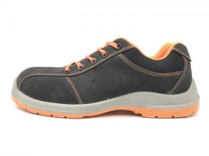  Outsole Suede / Oxford Upper Lightweight Breathable Safety Shoes For Ladies Manufactures
