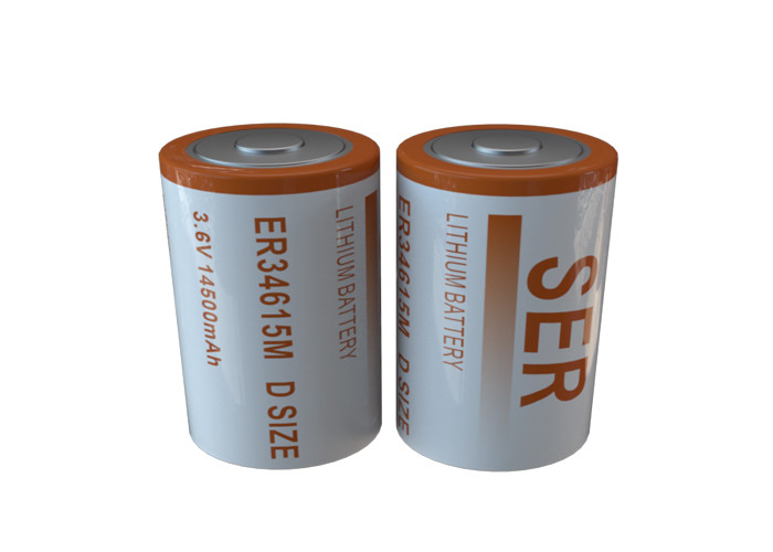  ER34615M 3.6V D Size LiSOCL2 Batteries Spiral High Drain Lithium Thionyl Chloride Battery Manufactures