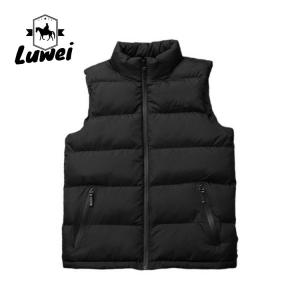  Luxury Quality Weighted Sleeveless Fishing Utility Custom Cotton Quilted Coat-half Sleeve Zipper Waistcoat Men Vest Manufactures