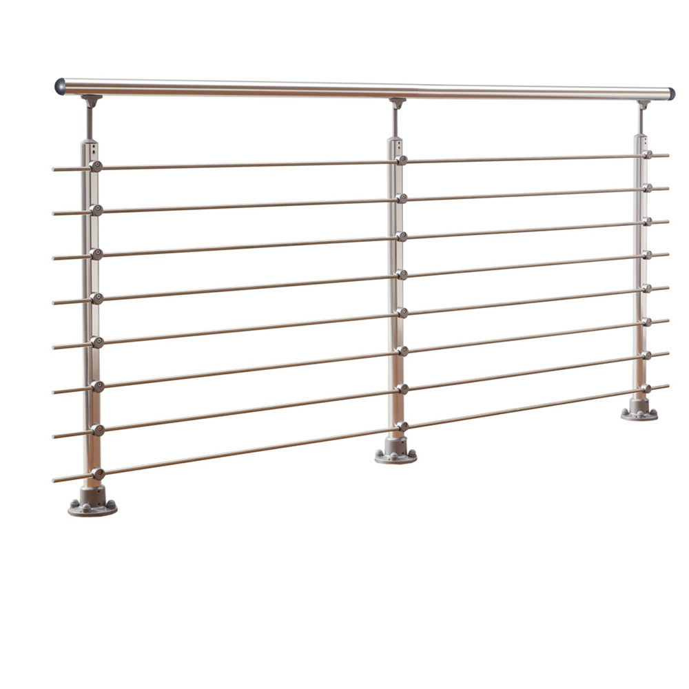 Buy cheap DIY stainless steel balustrade systems with solid rod bar design from wholesalers