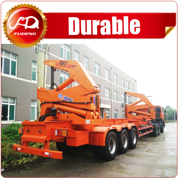  xcmg container sidelifter xcmg side crane side lifter trailer , container truck trailer with lift Manufactures