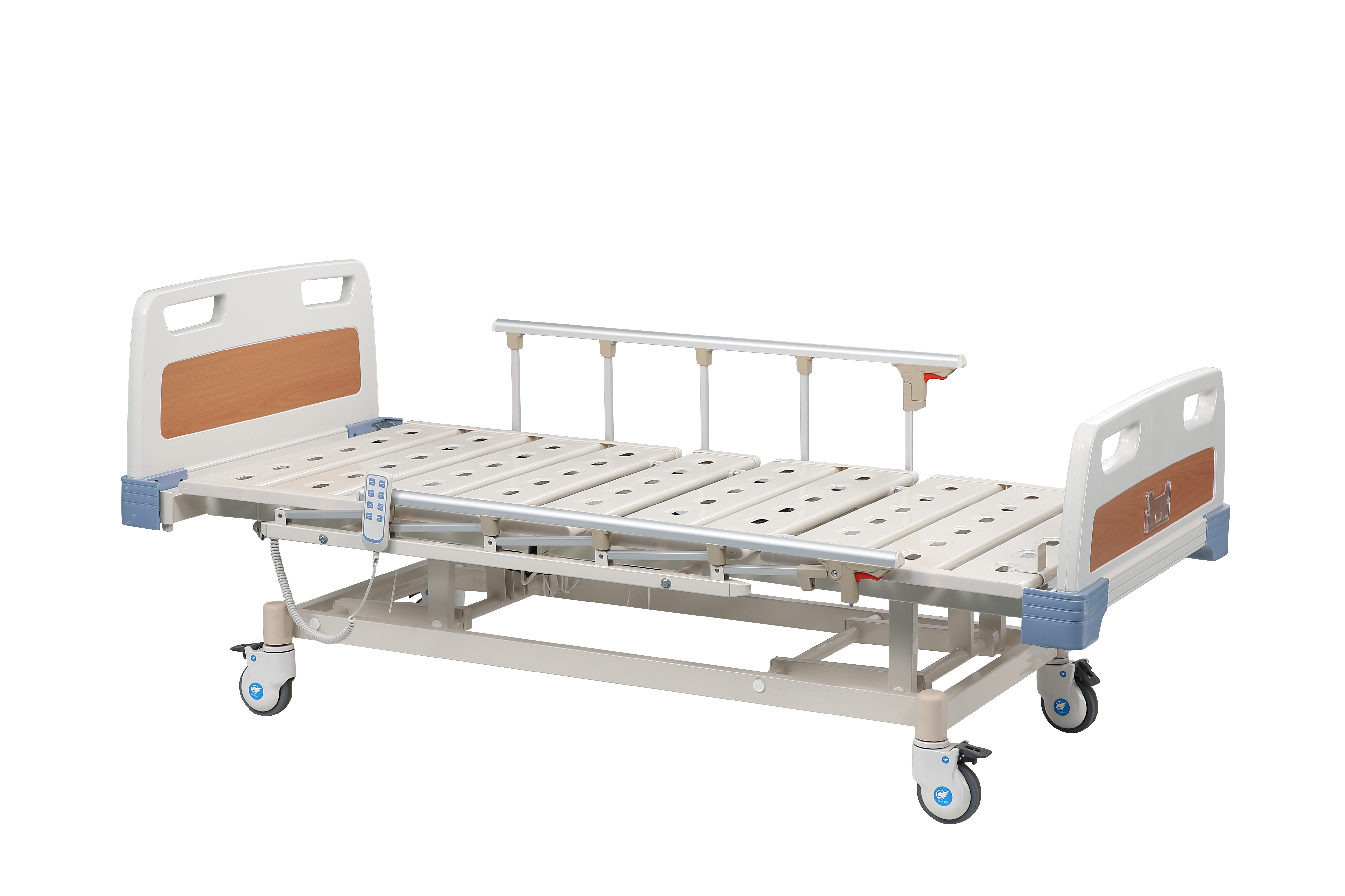  Three Function Manual Hospital Bed OEM With 3 Cranks For ICU With Switch Manufactures