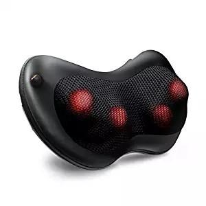  Comfortable Neck Pillow With Heat And Massage , Electric Neck Massager Pillow Manufactures