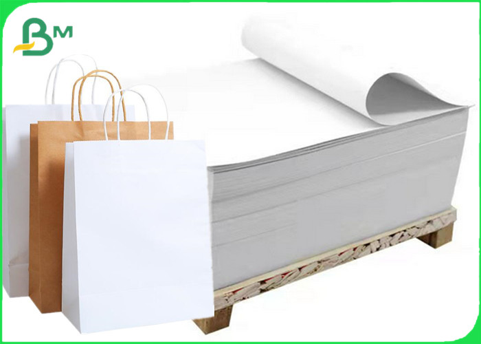  80gsm - 120gsm A0 A1 Size Printable White Shopping Paper Bag Kraft Paper Manufactures