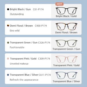  Logo Custom Optical Combination Glasses Blue Light Blocking Manufactures