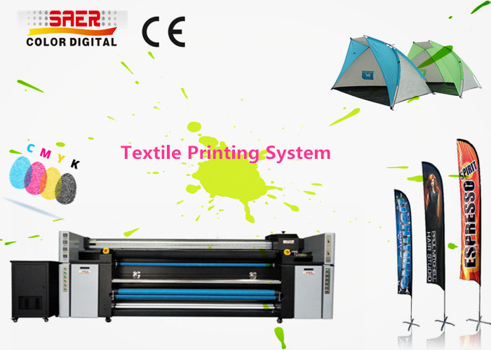  Multicolor Feather Flag Sublimation Printing Machine Continuous Ink Supply Manufactures
