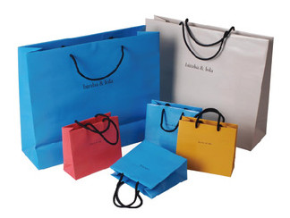  High quality different shape design cosmetic paper bag, cosmetic shopping bag Manufactures