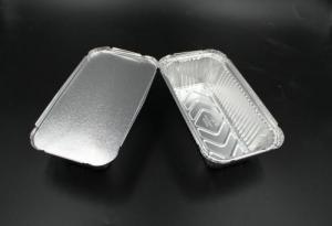 High Purity Foil Disposable Food Containers , Foil Catering Trays With Lids Manufactures