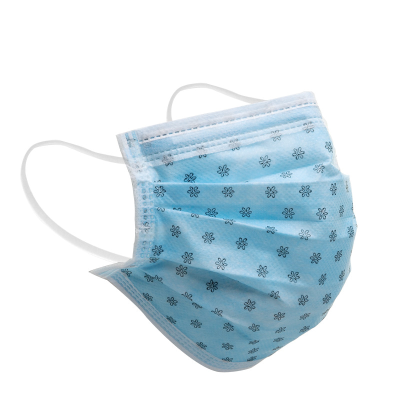  Disposable PP Non Woven Face Mask Surgical Disposable 3 Ply With Colorful Printing Manufactures