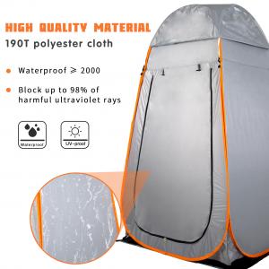  Waterproof  Hiking Pop Up Toilet Shelter  With Removable Floor Manufactures