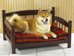  Dog beds Pet bed sofa, made in solid hardwood, rosewood color stained finish Manufactures
