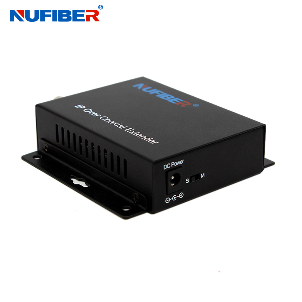 1 BNC 1 RJ45 1.5KM IP Over Coax Converter With 12VDC Power Supply Manufactures