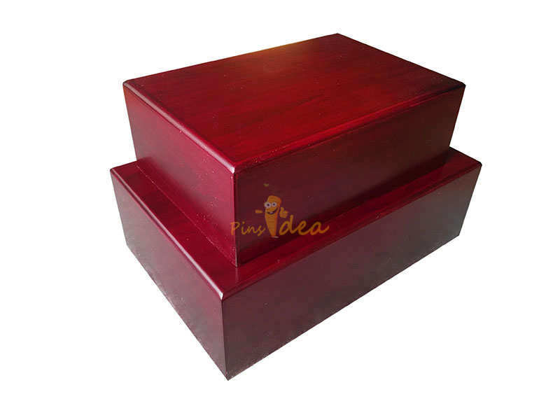  Good Quality 100% Natural Bamboo Traditional Pet / Animal Casket / Cremation Ash Urn Box, Blank with Laser Engraved Word Manufactures