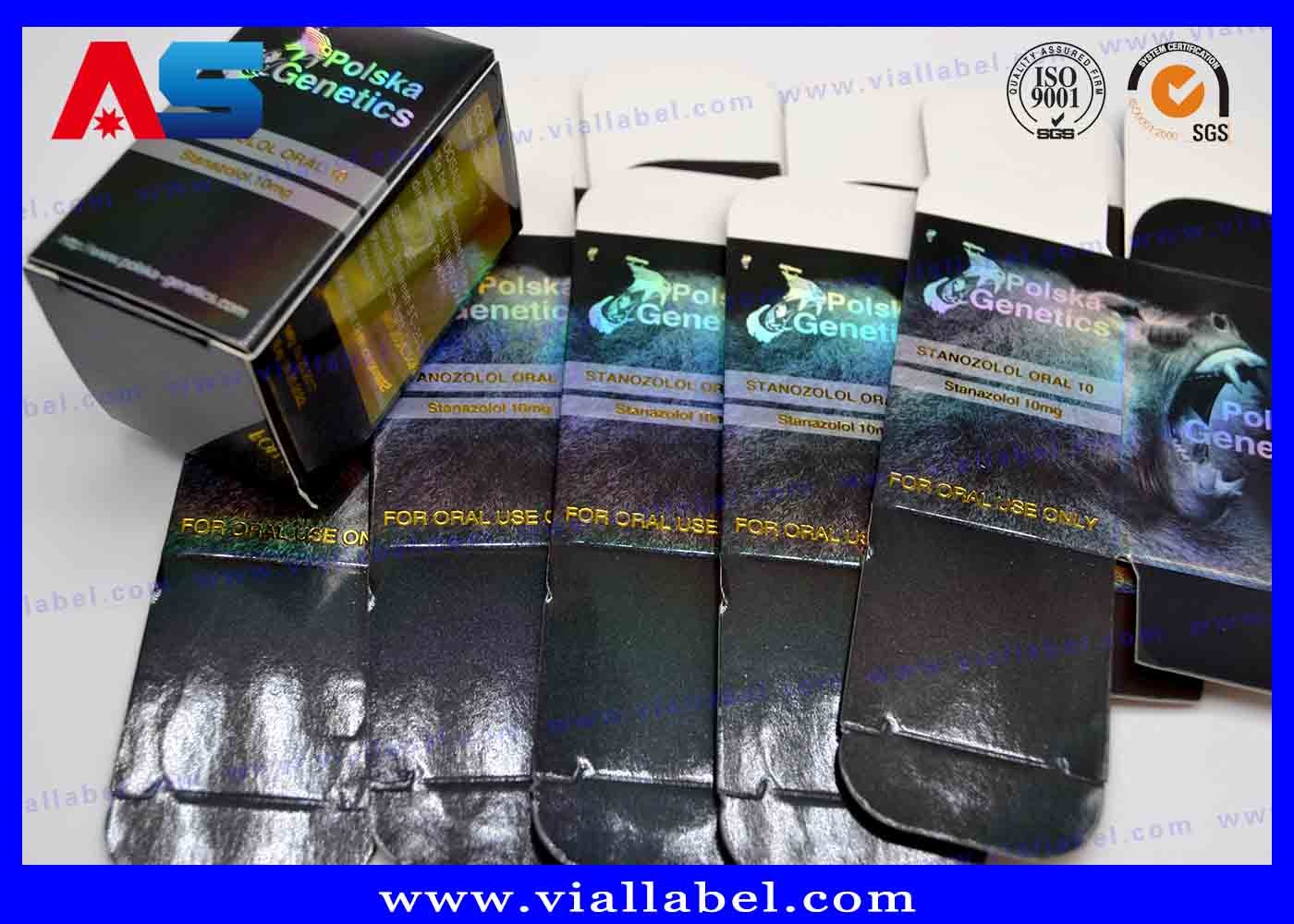 Laser Printing Pharmaceutical Custom Box Packaging For 10ml Bottles