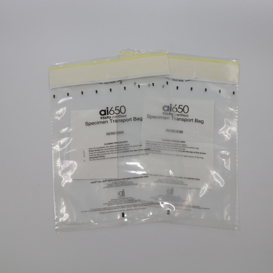 Buy cheap Custom Print Self Adhesive Lock Plastic Specimen Biohazard Bags For Lab from wholesalers