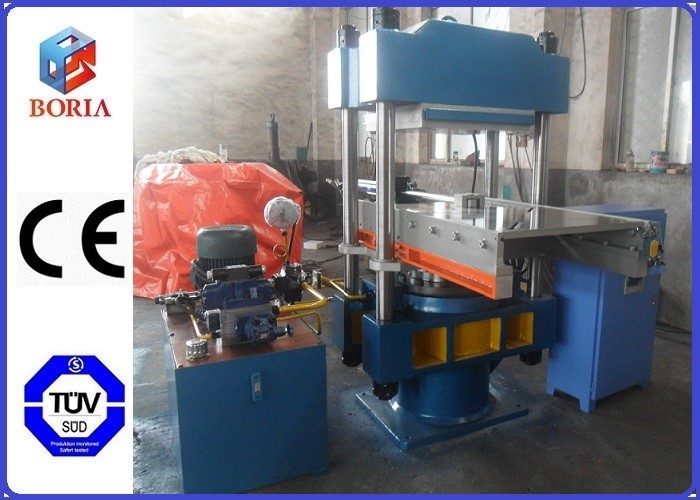  PLC Rubber Press Machine , Hot Vulcanizing Machine With Push Pull Device Manufactures