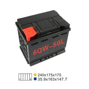  6 Qw 50L Agm Lead Acid Car Start And Stop Battery 45AH 20HR For Automotive Manufactures