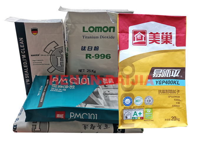  Square Bottom  Industrial Paper Bags Good Stability 25kg 30kg 50kg Strong Load Bearing Manufactures