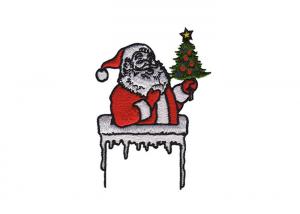  Snowman Iron On Jacket Clothes Adhesive Embroidered Patches Christmas Stickers Manufactures