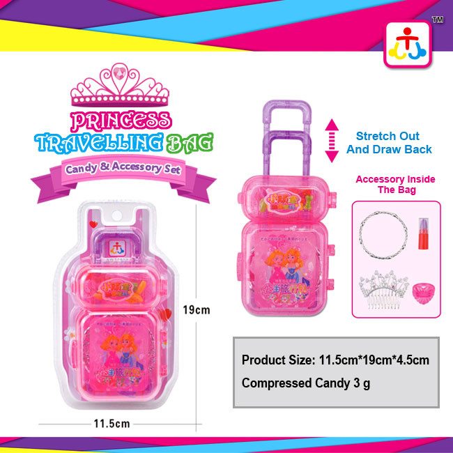  Princess travelling bag with candies in plastic bag Manufactures