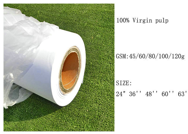  Eco Friendly 24" 36 Plotter Paper Roll , White Uncoated Plotter Paper Manufactures