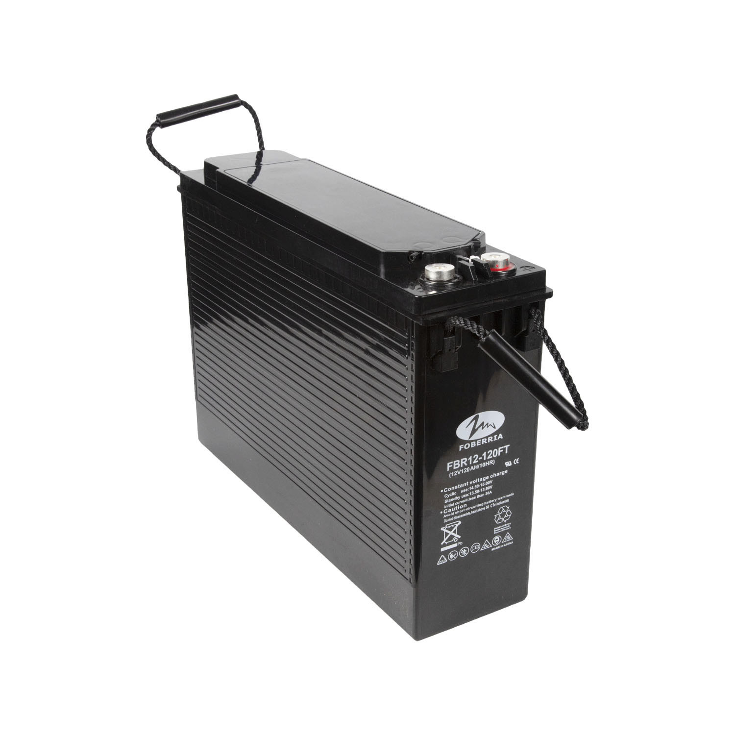  12V 120ah Agm Deep Cycle Front Terminal Battery 36kg UPS Power Supply Battery Manufactures