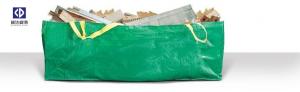  Green FIBC Bulk Bags 1 Ton 1500KGS 1000KG Jumbo Skip Bags For Construction Waste Manufactures