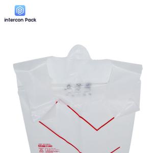  White Polyester Plastic Packaging Bag Recyclable Starch Based Customized Logo Manufactures