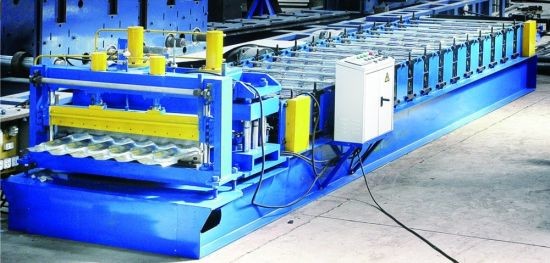  Fully Automatic Glazed Roof Tile Roll Forming Machine Russian Popular Model Manufactures