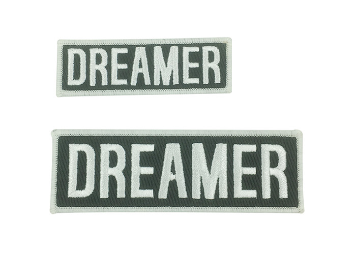  Iron On Square Single Custom Embroidered Patches Washable And Durable Manufactures