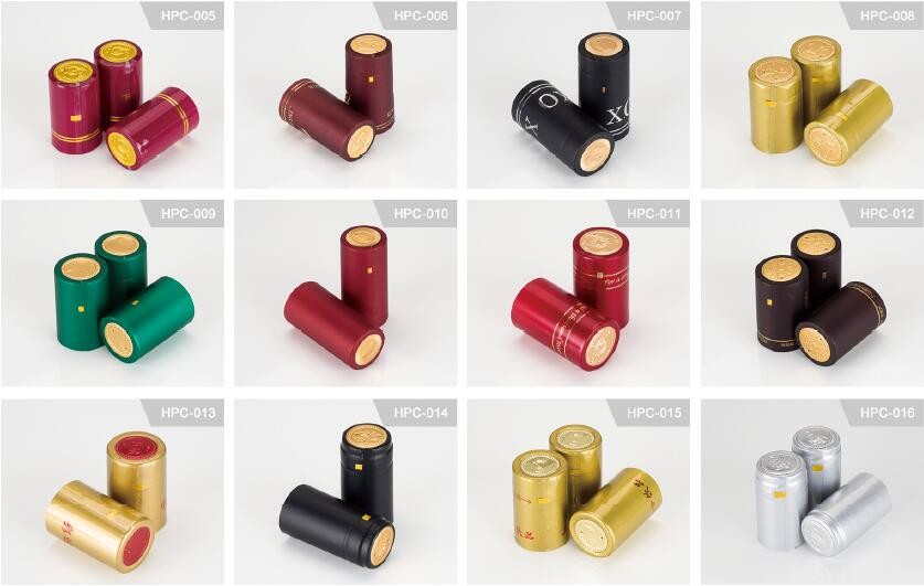  Heat Resistant PVC Wine Bottle Shrink Capsules UV Coating Silk Screen Printing Manufactures
