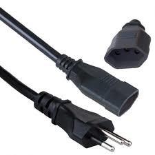 China Custom Monitor Power Cable , Computer Power Cable Brazil Standard on sale