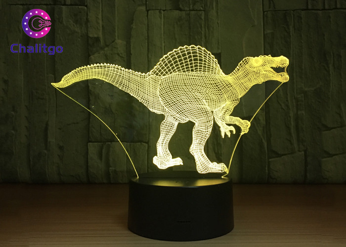  RGB 3D Dinosaur Night Light Touch Screen Spinosaurus Thanksgiving Gifts Manufactures