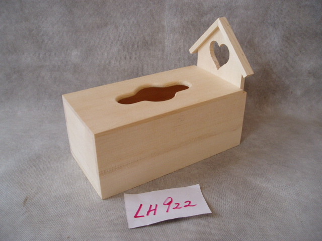  Wooden tissue boxes, Solid pine wood Manufactures
