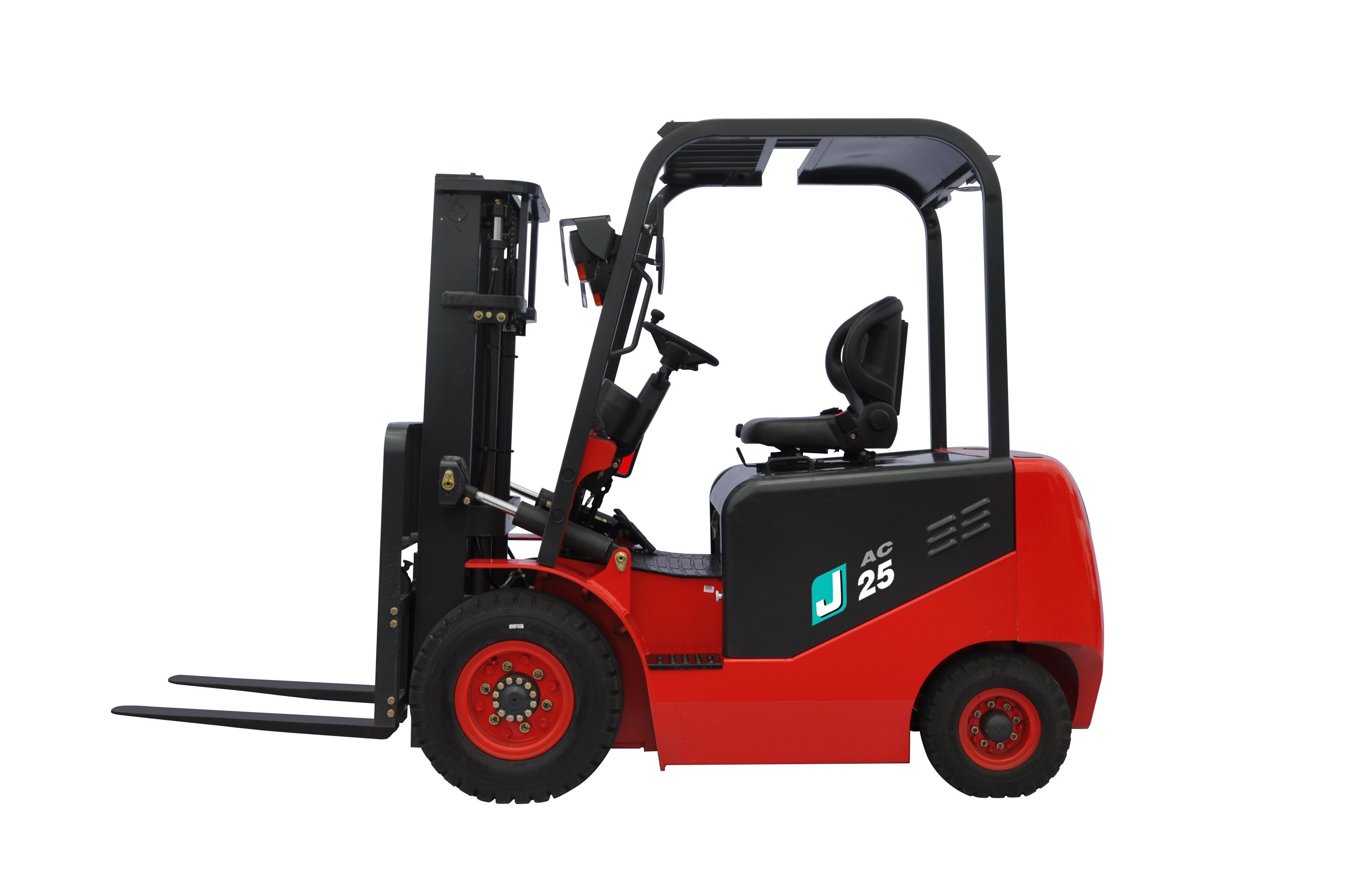  AC Drive Battery Powered Forklift , 4 Wheel Electric Forklift 2.5 Ton Lifting Capacity Manufactures