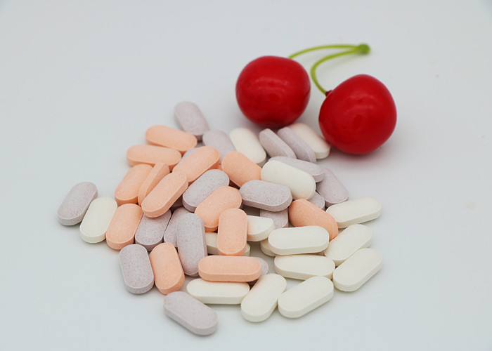  Multi Colored Vitamin C Chewable Tablets / Ascorbic Acid Effervescent Tablets Manufactures