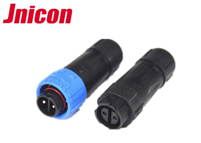  M16 Outdoor Waterproof Male Female Wire Connectors IP67 Male Female 2 Pin Push Locking Manufactures
