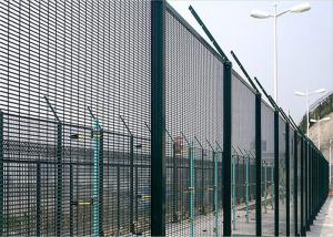 Durable Welded 358 Anti Climb Prison Fence High Security Wire Mesh With Post Manufactures