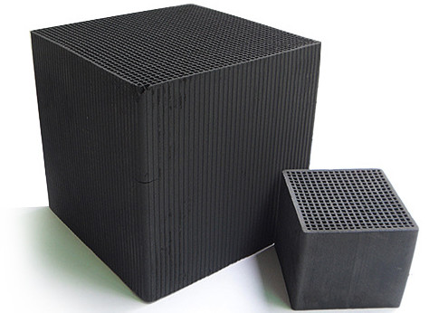 Buy cheap Coal Based Honeycomb Activated Carbon 140X32X20mm 1.5mm Wall Thickness 1.0mm from wholesalers